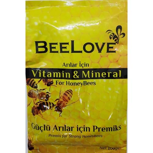 BEELOVE VİTAMİN+MİNAREL 100 G PREMİKS