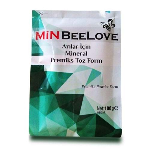 Min Beelove Mineral Toz 100 G Premiks