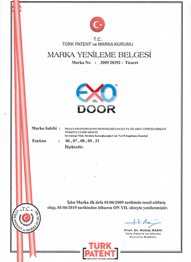 Marka Yenileme Belgesi